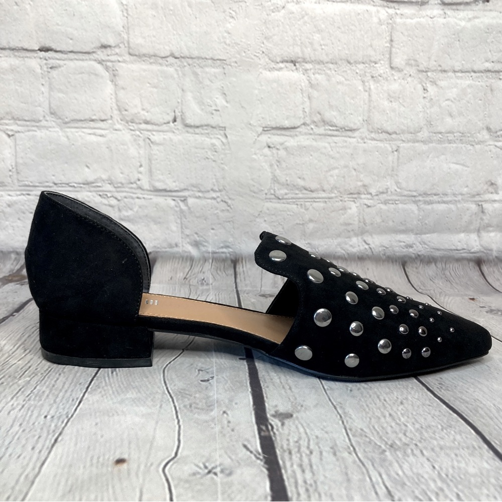 Bar Ill Women’s Cansia Black Faux-Suede
Slip-On Pointed Toe Heels Shoes - Picture 9 of 15
